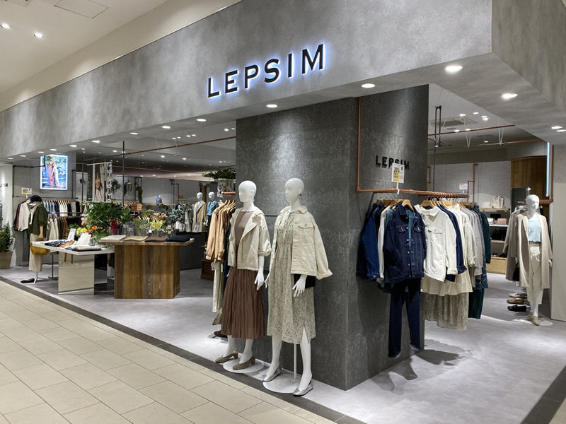全国のLEPSIM(レプシィム)にてmana.の製品をお買い求めいただけます